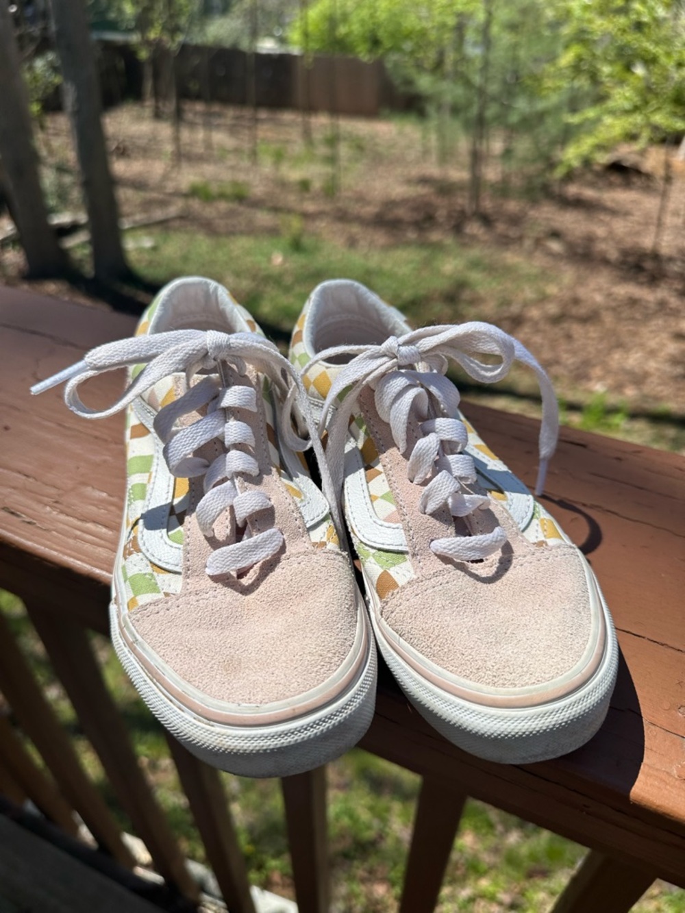 Vans suede and canvas sneakers